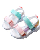 Sandali morbidi e comodi per bambini con suole antiscivolo sandali colorati per bambini per neonate (2-6 anni)