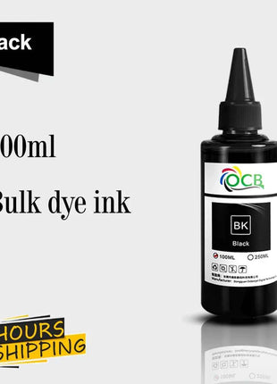 100ML 6 colors Refill Dye Ink Kit For Epson Stylus Photo 1390 R260 R280 R380 RX580 RX595 RX680 Inkjet Printer Cartridge CISS