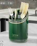 Luxury Chopsticks Storage Box, Household Kitchen Tube, Multi-Functional Draining Rack, Integrated Compartment Cage, Knife Holder