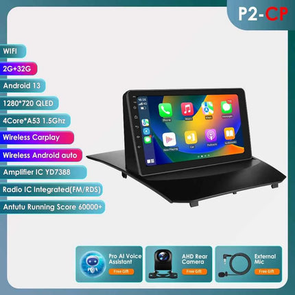 For Ford Fiesta Mk7 2009-2017 Wireless CarPlay for Apple Android Auto Car Radio GPS RDS WiFi 4G 8Core Multimedia Stereo 2din SWC