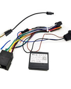 Cablaggio Radio da 16 Pin a ISO CAN Bus Decoder Car Android Head Unit Cable Adapter per Peugeot 308 Citroen C4