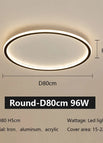 Round 80CM / Dimmable with remote