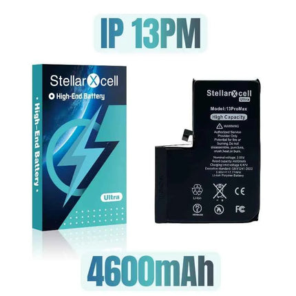 StellarXcell Ultra High Capacity Battery For iPhone7 8Plus 11 12Mini 13ProMax X XS XR 14plus 15Pro  show 100%healthy