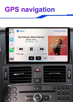Android 15 For Mercedes Benz C Class 3 C220 C180 W204 S204 2006-2011 Car Auto Carplay Radio Stereo Receiver Multimedia Screen