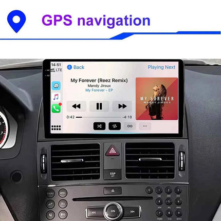 Android 15 For Mercedes Benz C Class 3 C220 C180 W204 S204 2006-2011 Car Auto Carplay Radio Stereo Receiver Multimedia Screen