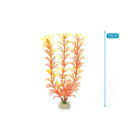 Artificial Aquarium Decor Plants Water Weeds Ornament Aquatic Fish Tank Simulation Grass Flower Decoration Accessories