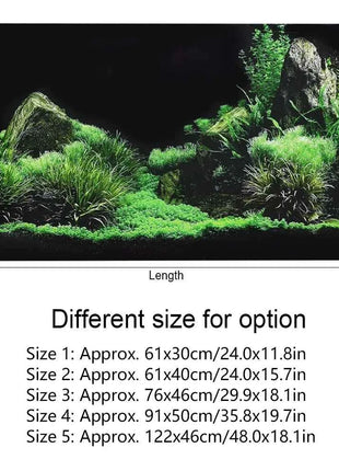 Background for Aquarium 3d Sticker Poster Fish Tank Aquarium Background accessories Decoration Ocean Plant Aquascape Painting