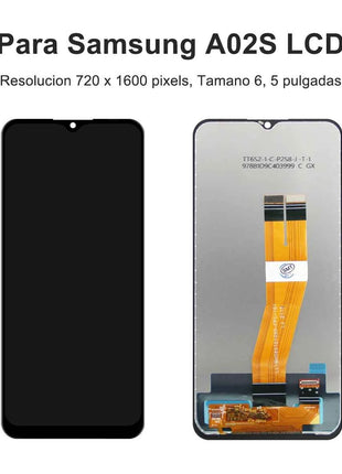 OEM For Samsung Galaxy A02s A025 Display Touch Screen Digitizer Assembly Panel Phone LCD Display Screen Replacement With Frame