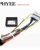 Adattatore per cablaggio radio Scatola decodificatore CAN Bus Cavo da 16 pin a 22 pin per Jeep Wrangler Cherokee Compass Dodge Journey Ram 1500