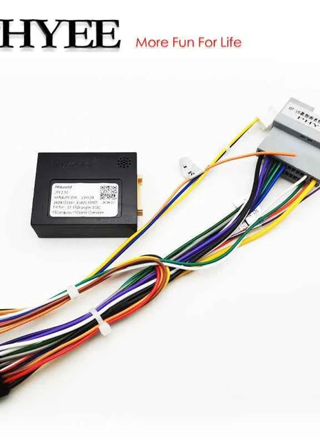Adattatore per cablaggio radio Scatola decodificatore CAN Bus Cavo da 16 pin a 22 pin per Jeep Wrangler Cherokee Compass Dodge Journey Ram 1500