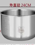 Pentola Interna Midea in Acciaio Inox 304 - 3L 4L 5L per Rice Cooker FS3010/70