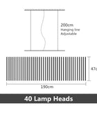 Lampadario moderno a soffitto a LED Creativo a lisca di pesce Soggiorno di lusso Luce Decorazione per interni per la casa Lampada a sospensione per sala da pranzo per ufficio
