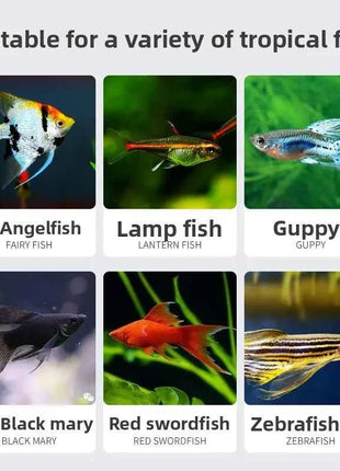 SUNSUN Premium Tropical Fish Flake Food for Angelfish, Guppies, Tetras & All Community Fish, Color Enhancing&Complete Nutrition