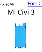 For Xiaomi Poco F5 F6 M6 X6 Pro Mi Civi 1S 2 3 4G LCD Display Back Cover Housing Sticker Tape Adhesive Parts