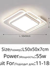 White L50x50CM / Dimmable with remote