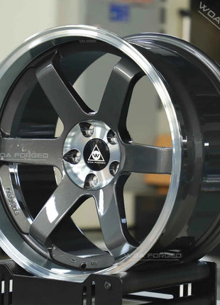 Nuove Ruote TE37 WOAFORGED Leggere in Alluminio Forgiato Cromato per Auto da Corsa GT, Design Personalizzato, PCD 5x120/114.3/100, Foro 98mm, ET 40mm