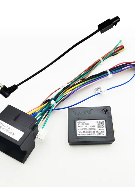 Adattatore per cablaggio quadlock a 40 pin, decodificatore bus CAN, cavo Android per auto con connettore a 16 pin per Mercedes Benz Classe E W211 W212