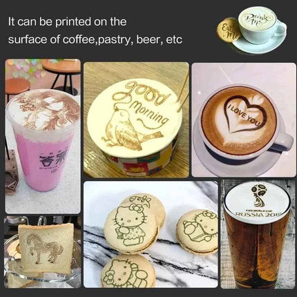 Evebot Coffee Drink Printer 3d Latte Art Coffee Printer Machine Automatic Beverages Food Selfie With WIFI Connection Printing