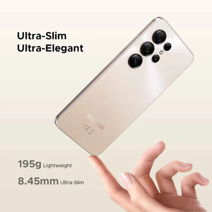 DOOGEE Note56 X 5G Mobile Phone 8.45mm Slim Body 6.56" 90Hz Screen Android 16 6150mAh Battery Al Scene Recognition Smartphone