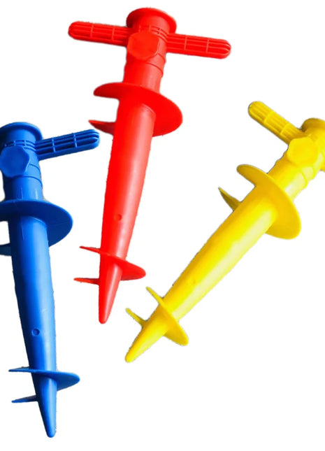 1PC Base per ombrellone regolabile in plastica Sun Beach Patio Strumenti di fissaggio a terra di sabbia Supporto di ancoraggio Spike Auger Keep Holder Accesso al giardino