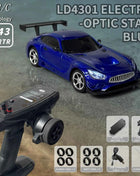 Professional 1:43 RC Drift Car with ESP Gyroscope Full Proportional Control 4WD Metal Body 2 Sets Tires for Realistic Drifting