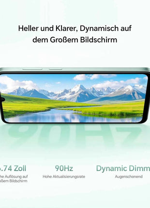 HONOR X5c Plus Smartphone 4GB+128GB/4GB+256GB,MagicOS 9.0(Android 15),5260mAh Battery, 90 Hz 6.74 Inch Display, 50MP + 14MP Camera,MediaTek Helio G81,Octa-Core Processor, Bluetooth 5.1