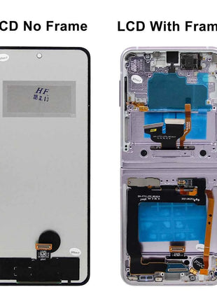 Per Samsung Z Flip 3 F926/F9260 Display LCD di qualità TFT Touch Screen con telaio Digitizer Assembly compatibile con Z Flip3