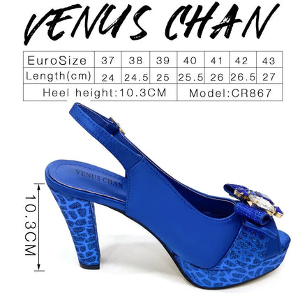 Scarpe e borsa da sera alla moda africana scarpe da donna di Design italiano nuovo stile tacchi alti comode scarpe e borse da donna