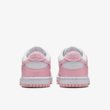 Nike (Nike) Youth Women's Shoes Dunk Low (Gs) Pink and White Daily Commuting Fashion Versatile Casual Sports Sneakers Fb9109-125