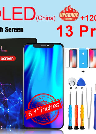 PINZHENG Schermo di alta qualità INCELL LCD OLED per iPhone 14 Pro 15 Plus 13 Pro Max Display per sostituzione iPhone con strumenti