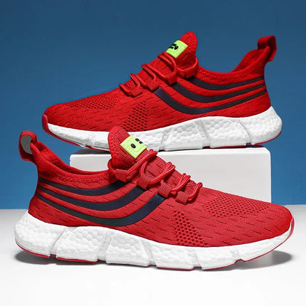 Scarpe da ginnastica da uomo Scarpe comode e traspiranti con plateau Scarpe da corsa estive da uomo Scarpe da ginnastica da passeggio comode e traspiranti