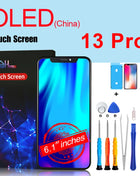 PINZHENG High Quality INCELL LCD OLED Screen for iPhone 14 Pro 15 Plus 13 Pro Max Display for iPhone Replacement with Tools