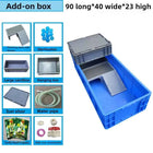 Turtle Tank with Drainage Drying Table Large Turtle Breeding Box Thickened Plastic Turtles Terrariums Turtles House Ecosystem