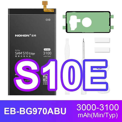 NOHON Phone Battery for Samsung Galaxy S24 S23 S22 Ultra S21 S20 Plus S10 S10E S9 S8 S7 S6 S10+ S20+ S21+ S23+ S24+ Batteries