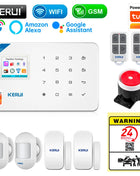 WiFi GSM Wireless 433MHz Home Security Alarm System with Tuya Smart Home App Control