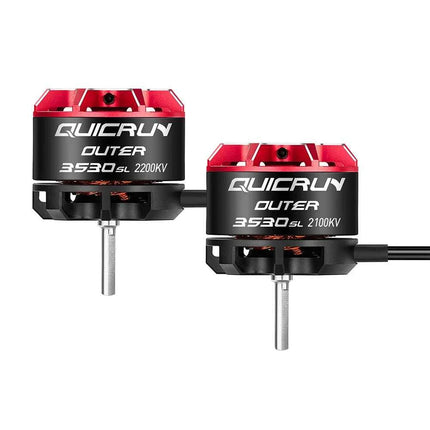 Hobbywing Quicrun WP 10BL80 2-4S 80A Waterproof ESC & Outer 3530SL 1700KV/2200KV Motor