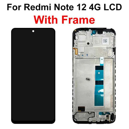 6.67'' AMOLED For Xiaomi Redmi Note 12 Pro 4G LCD Display Touch Screen With Frame Digitizer Assembly 2209116AG 2209116AG Screen