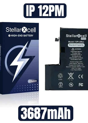 Choice StellarXcell OEM Chip Battery Replacement for IPhoneSE 7 8 X XR XS XSMAX iphone11 12pro 13mii 14pro 15Pro  Replacement