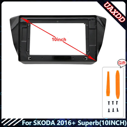 Telaio autoradio per Skoda Superb2000-2016 10.1 pollici pannello Stereo cablaggio adattatore cavo di alimentazione supporto Decoder Canbus