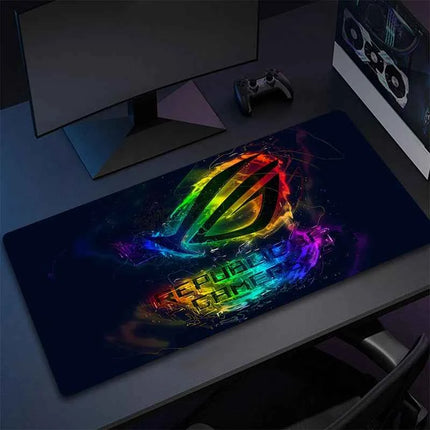 Asus Rog Mause Pad Anime Mouse Mats Gaming Computer Desk Mat Mouse Carpet Pc Accessories Gamer Mouse Pad Speed Rubber Mat