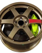 15 16 17 18 19 Doppia ruota sportiva in fusione grigio argento TE37 5x114.3 5x112 ruota in lega per auto passeggeri, adatta per Tesla Toyota