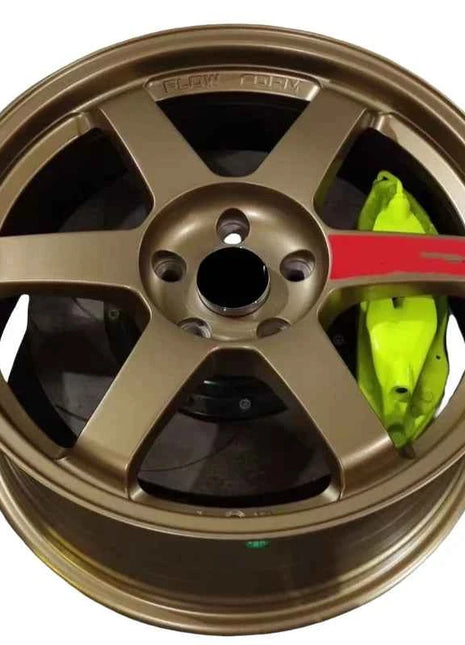 15 16 17 18 19 Doppia ruota sportiva in fusione grigio argento TE37 5x114.3 5x112 ruota in lega per auto passeggeri, adatta per Tesla Toyota