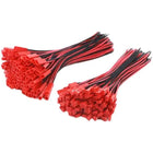 10 paia 100mm 150mm 2 pin JST connettore maschio + femmina connettore cavo filo per giocattoli RC batteria lampada a LED
