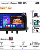 Srnubi Car Radio For Renault Megane 3 Fluence Samsung SM3 2008-2014 Multimedia Player Carplay Android Auto Autoradio Navigatore