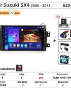 Srnubi Car Radio For Suzuki SX4 Cross 2006-2013 For Fiat Sedici Carplay Android Auto Radio Multimedia Player 4G Wifi GPS 2 Din
