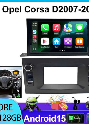 Android Car Radio Stereo for Opel Corsa D 2007-2012 with CarPlay AndroidAuto IPS Multimedia Player Navigation BT5.0 WiFi