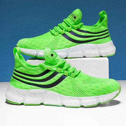 Scarpe da ginnastica da uomo Scarpe comode e traspiranti con plateau Scarpe da corsa estive da uomo Scarpe da ginnastica da passeggio comode e traspiranti