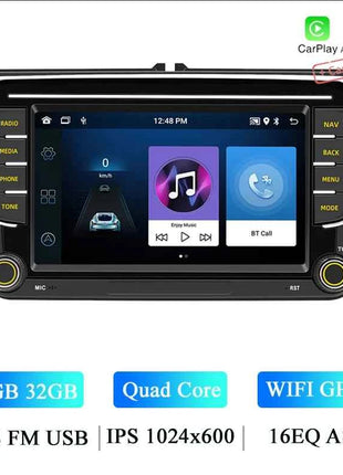 BQCC 7" Android 13 Octa Core Car Player Mirrorlink Carplay WIFI GRS For Volkswagen VW CC Passat B7 Polo Golf 5 6 Jetta mk5 mk6