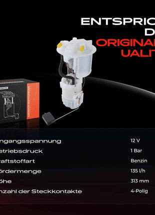 Pompa carburante Frankberg 1x per Citroën C1 PM PN C1 II PA PS Peugeot 107 PM PN 108 Toyota Aygo B1 B4 Bj dal 2005 770200 H010