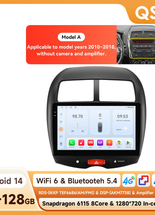 Hizpo 10.1" Car Radio Intelligent Systems For Mitsubishi ASX 1 2010 - 2018 Multimedia CarPlay Android Auto GPS No 2 din 2din DVD